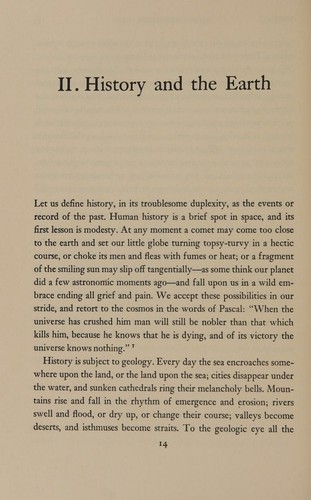 The Lessons of History — Will & Ariel Durant